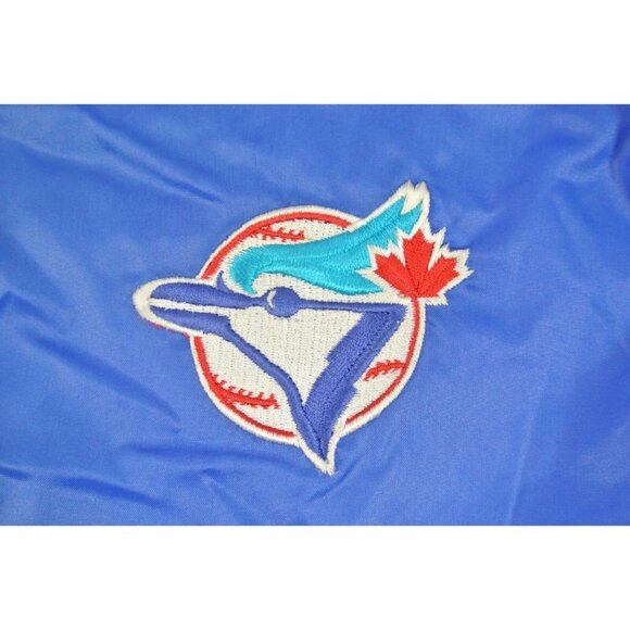 Toronto Blue Jays Vintage Pullover Windbreaker Blue Mens Medium Baseball Saxon - Picture 12 of 12